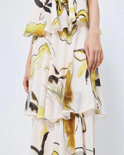 Дамска рокля с флорален принт и голи рамен - елегантна визия ACCESS FASHION (SKU) 3374