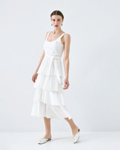 Дамска Миди Рокля с Волани - Елегантна, Лека за Всеки Ден ACCESS FASHION (SKU) 3343