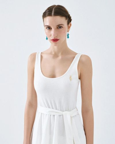 Дамска Миди Рокля с Волани - Елегантна, Лека за Всеки Ден ACCESS FASHION (SKU) 3343