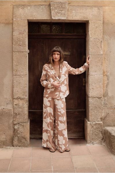 Дамски панталон с флорален принт от вискоза – елегантен и комфортен MOLLY BRACKEN (SKU) LA1864EE