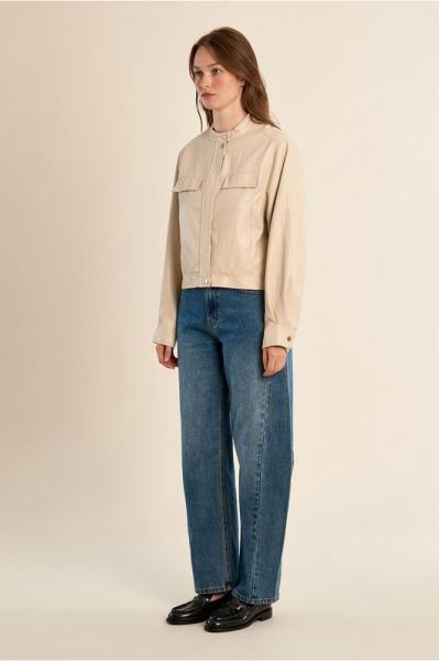 Дамско кожено яке - перфектен комфорт за всеки ден MOLLY BRACKEN (SKU) HAF102EP