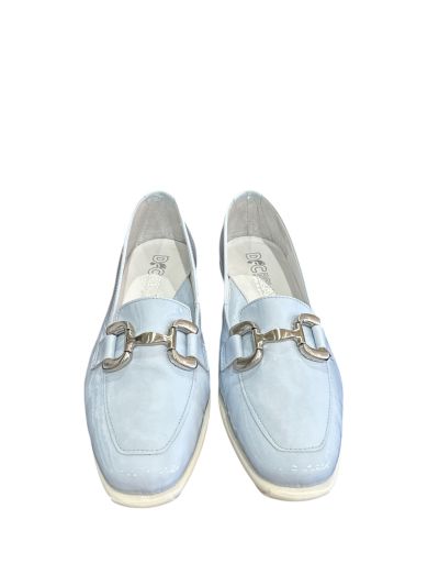 Дамски ежедневни лачени обувки в светло син цвят, удобни RELAX ANATOMIC (SKU)2760