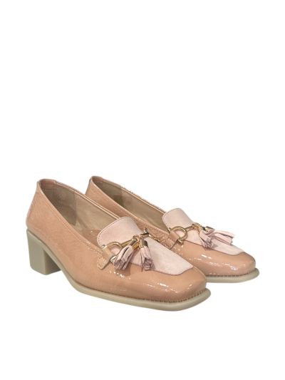 Дамска елегантна розова обувка лак – изискан стил, блясък и комфорт за теб!RELAX ANATOMIC (SKU)5313