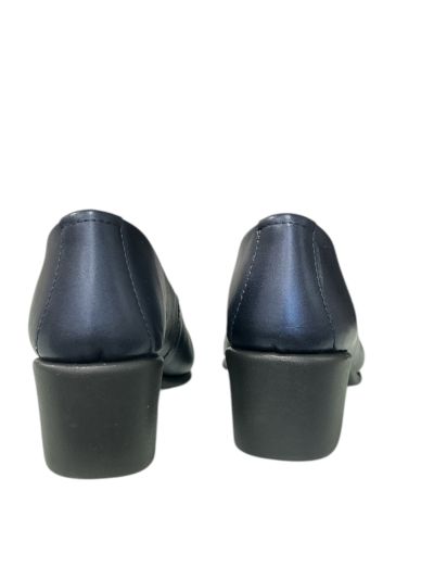 Дамски елегантни обувки от  естествена кожа, тъмносини RELAX ANATOMIC (SKU)5705,,