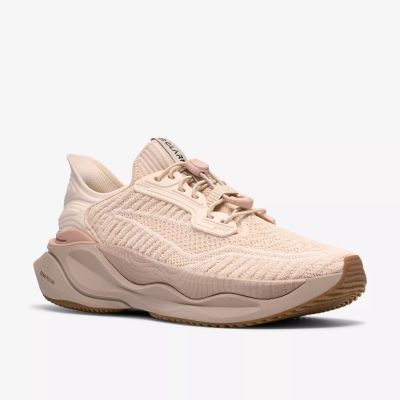 Дамска спортна маратонка 360 FOAM система, лека и дишаща, бежав цвят CLARKS (SKU)26187828