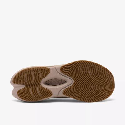 Дамска спортна маратонка 360 FOAM система, лека и дишаща, бежав цвят CLARKS (SKU)26187828