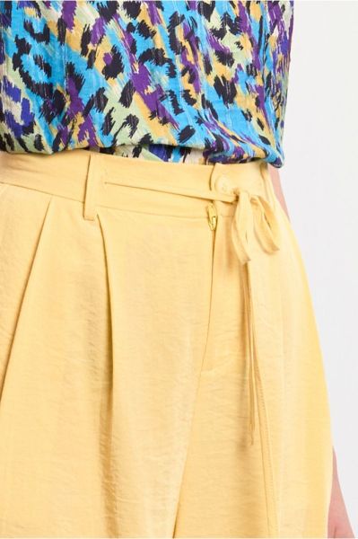 Women's cotton trousers with high elastic waist MOLLY BRACKEN (SKU) ML72EP