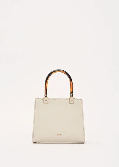 Women's stylish bag in cream color - minimalist elegance GAUDI (SKU) 12751