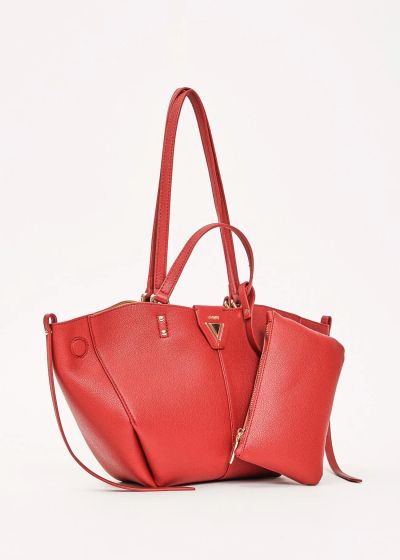 Red Women's Everyday Bag with Removable Purse – Practical and Modern GAUDI (SKU) 12771