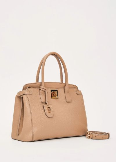 Ladies' elegant brown bag - modern design GAUDI (SKU) 12710