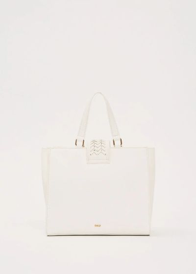 Women's handbag in white - the perfect choice for every summer day GAUDI (SKU) 12860