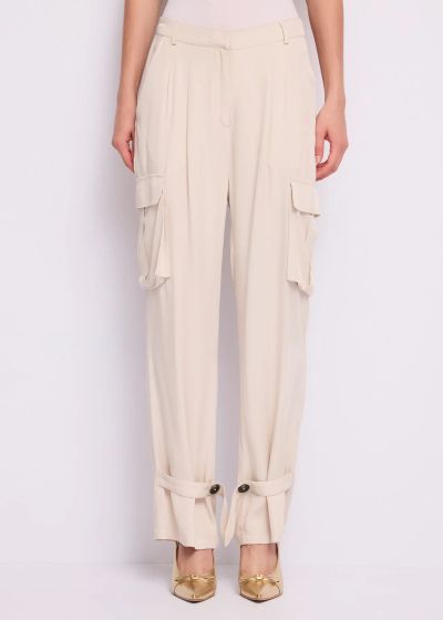 Women's Elegant Cargo Pants – Comfort and Modern Look GAUDI (SKU) 611FD25006