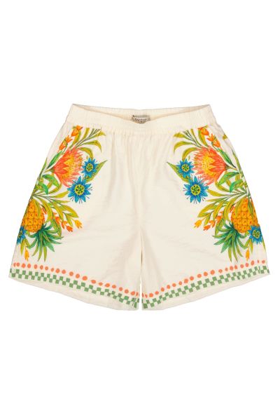 Women's viscose shorts with airy floral summer print GARCIA (SKU) Q260146