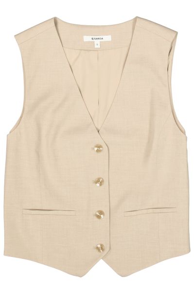 Women's sleeveless vest, fitted - elegant, modern and practical GARCIA (SKU) Q260093