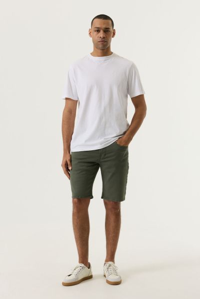 Мъжки регулар деним къси панталони  Dark Green - градски комфорт и стил GARCIA (SKU) 615-5O2O