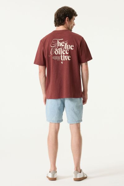 Мъжка тениска Dark red - летен комфорт и стил GARCIA (SKU) Q261006
