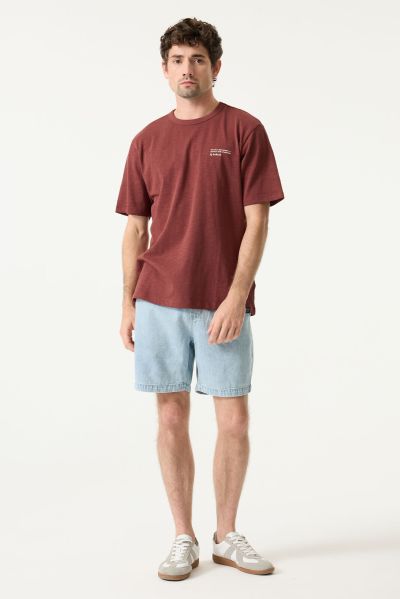 Мъжка тениска Dark red - летен комфорт и стил GARCIA (SKU) Q261006