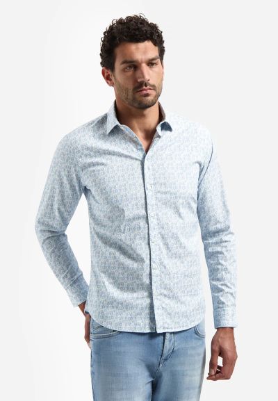 High-quality men's elastic stylish shirt for a modern and comfortable style NO EXCESS (SKU) 31450238