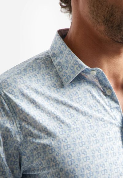 High-quality men's elastic stylish shirt for a modern and comfortable style NO EXCESS (SKU) 31450238