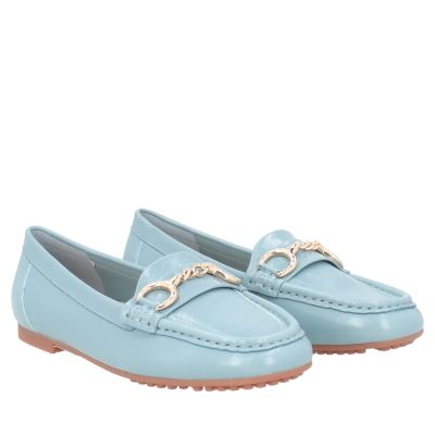 Дамска синя кожена мокасина от естествена кожа - удобство!!!TOSCA BLU (SKU)2612S120