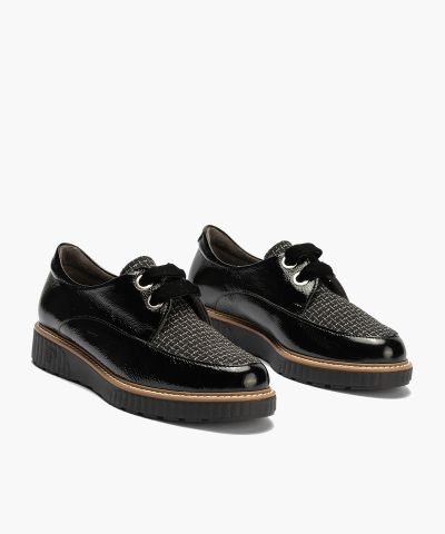Women's black loafer with pepito - elegant, comfortable and stylish shoe!!!PITILLOS (SKU)11555.
