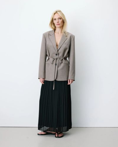 Women's Acario jacket with belt – elegant, stylish and modern for spring/autumn GRACE&MILA (SKU) 111011