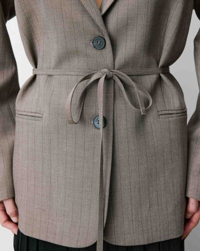 Women's Acario jacket with belt – elegant, stylish and modern for spring/autumn GRACE&MILA (SKU) 111011