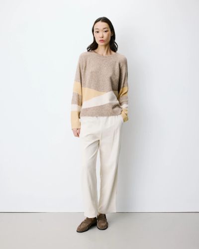 Women's sweater Sable made of acrylic and wool - warm, soft, comfortable and fashionable GRACE&MILA (SKU) 17042