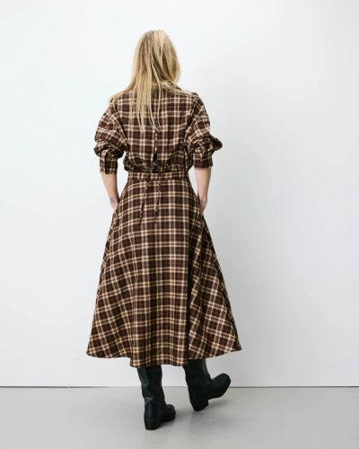 Women's Adonia plaid skirt, high waist - always elegant and modern look GRACE&MILA (SKU0 13022