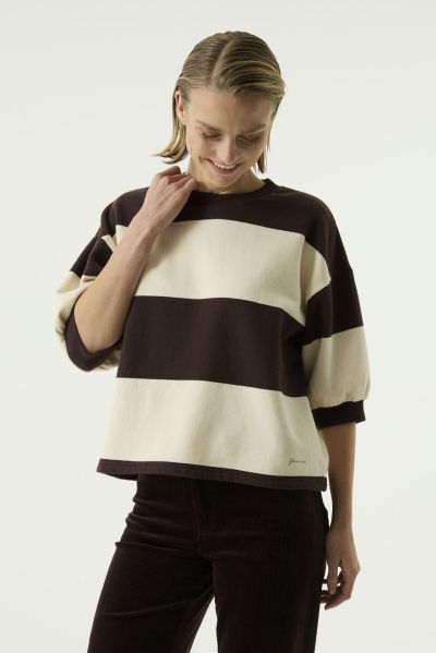 Women's 3/4-sleeve blouse – Relaxed fit, style, and comfort by GARCIA (SKU) T260261