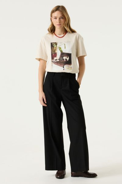 Women's printed cotton T-shirt – comfort and style GARCIA (SKU) T260201