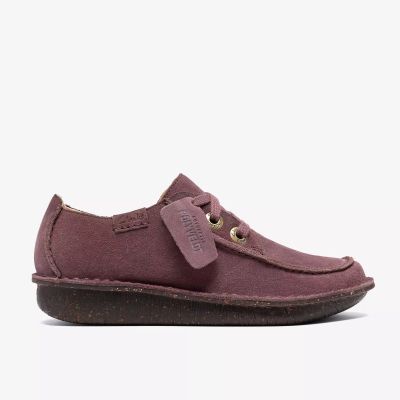 CLARKS Дамски Класически Обувки Лилави – Елегантен Комфорт за всеки ден!CLARKS (SKU)26329385