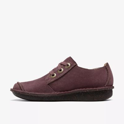 CLARKS Дамски Класически Обувки Лилави – Елегантен Комфорт за всеки ден!CLARKS (SKU)26329385
