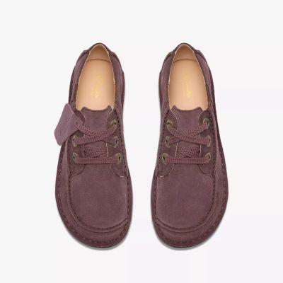 CLARKS Дамски Класически Обувки Лилави – Елегантен Комфорт за всеки ден!CLARKS (SKU)26329385