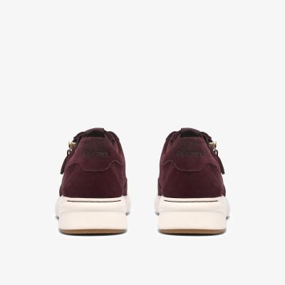 Дамски олекотени спортни маратонки бордо - комфорт и стил за всеки ден!CLARKS (SKU)26327889