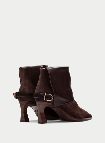 Elegant Women's Heeled Ankle Boots with Fold-Over Cuff – For a Stylish and Comfortable Look!!! HISPANITAS (SKU) 265070