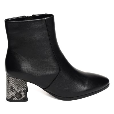 Elegant Black Women’s High-Heeled Ankle Boots with Stylish Details!!! REGARDE LE CIEL (SKU) MILLIE01