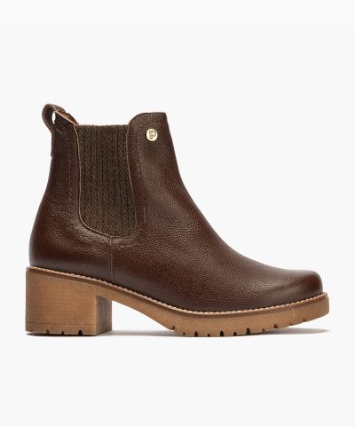Women’s Casual Ankle Boots, Dark Brown – Modern Style and Exceptional Comfort. PITILLOS (SKU) 20523