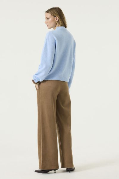 Women’s Light Blue Pullover – Exceptionally Warm, Soft, and Cozy for Winter – GARCIA (SKU) U260044