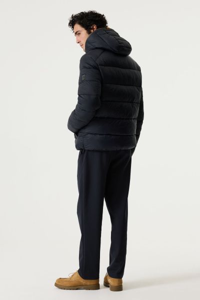 Men’s Hooded Winter Jacket, Dark Blue – Lightweight, Warm, and Comfortable GARCIA (SKU) GJ2610902