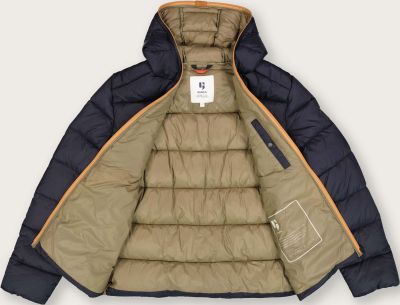 Men’s Hooded Winter Jacket, Dark Blue – Lightweight, Warm, and Comfortable GARCIA (SKU) GJ2610902