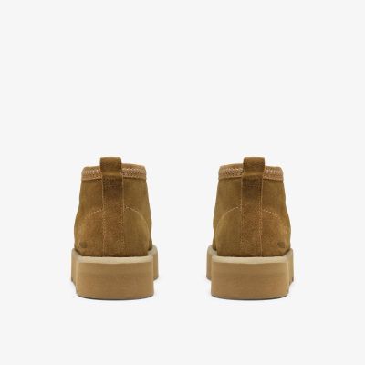 Дамски Зимни Боти Clarks Бежови с Топъл Хастар - Класически Комфорт!!!CLARKS (SKU)26328489