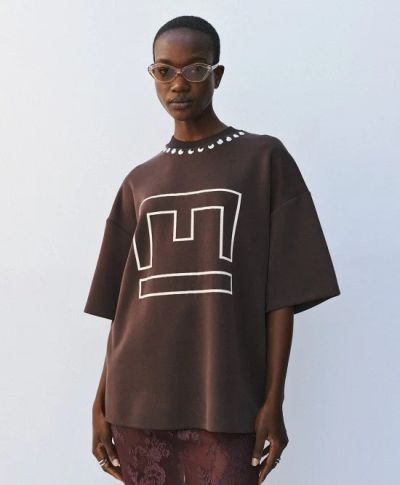 Дамска  блуза с къси ръкави, свободен модел и модерен принт!!!ACCESS FASHION (SKU)2016