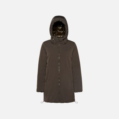 Дамско Двулицево Яке - Средно Дълго, Модерно, Удобно и Стилно.GEOX (SKU)6628A