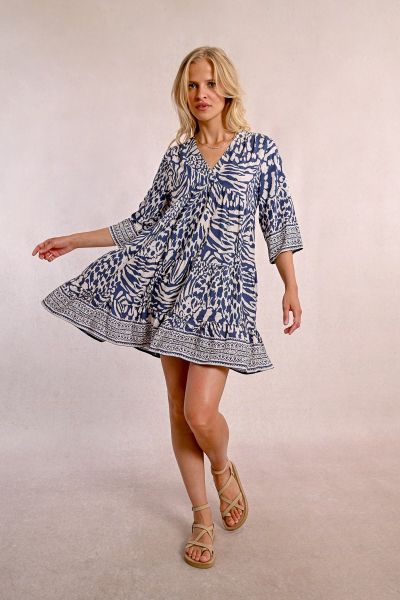 Women's kimono short dress MOLLY BRACKEN (SKU) N289DP