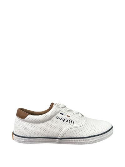 Casual men's sneaker in white color BUGATTI (SKU) 2000